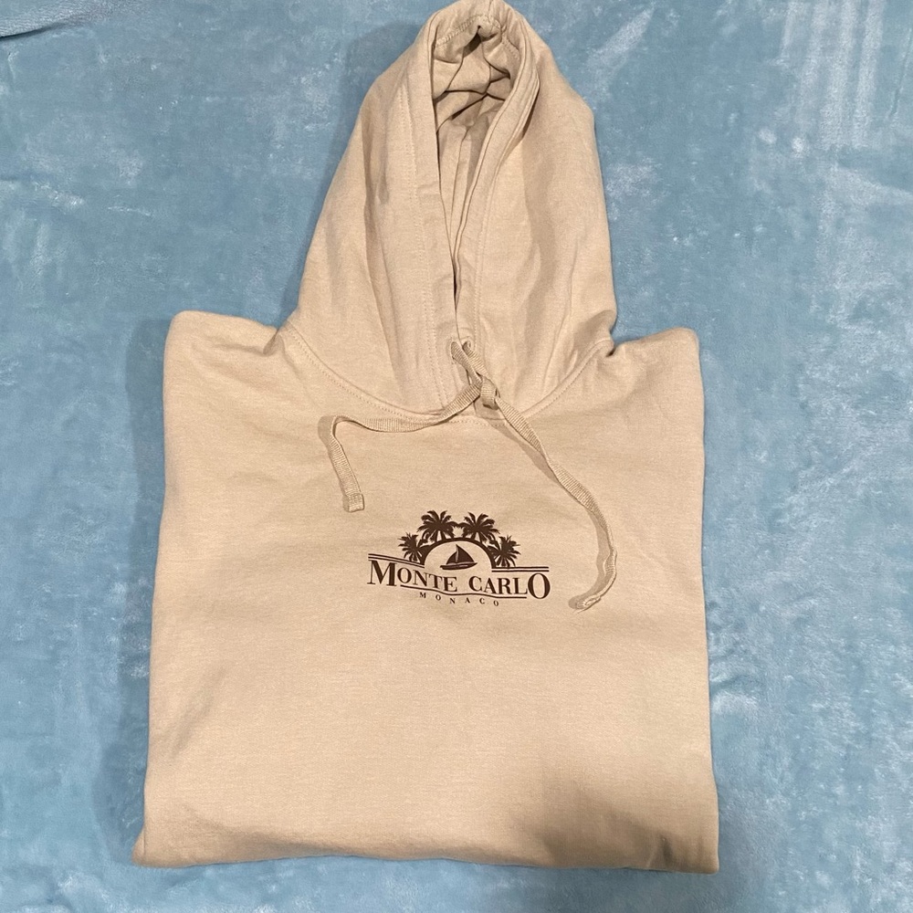 Oversized hoodie “Monte Carlo” Size Large **NEVER WORN**